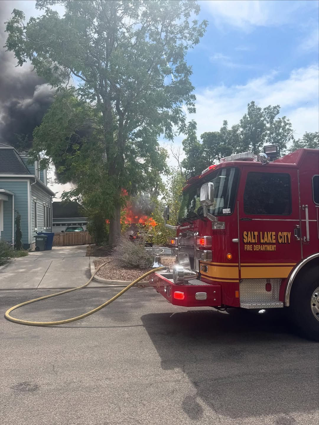 BLatch's Backyard BBQ Fire